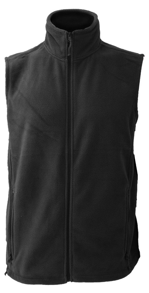 Jerzees Colour Fleece-Weste FK715 (XL) (Schwarz)