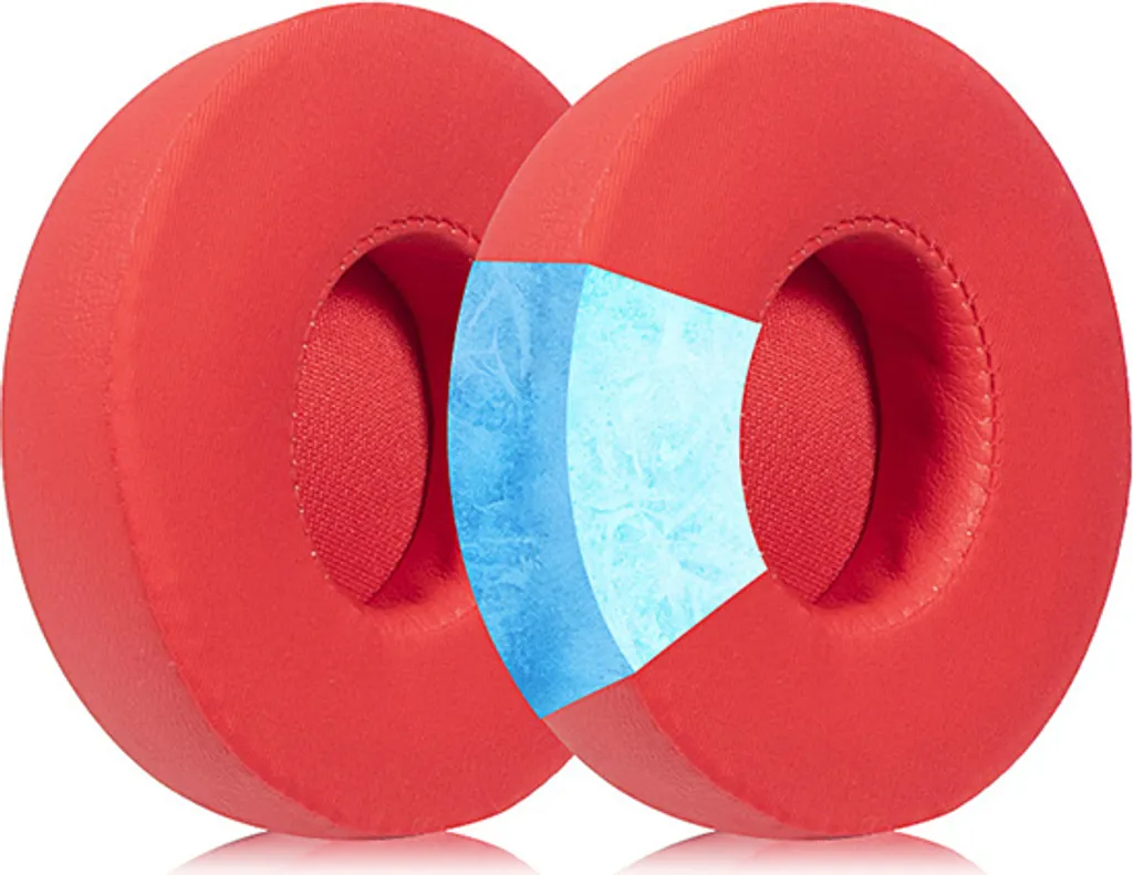 Upgrade Beats Solo 3 Rosso: Cuscinetti Gel per un Comfort Infinito
