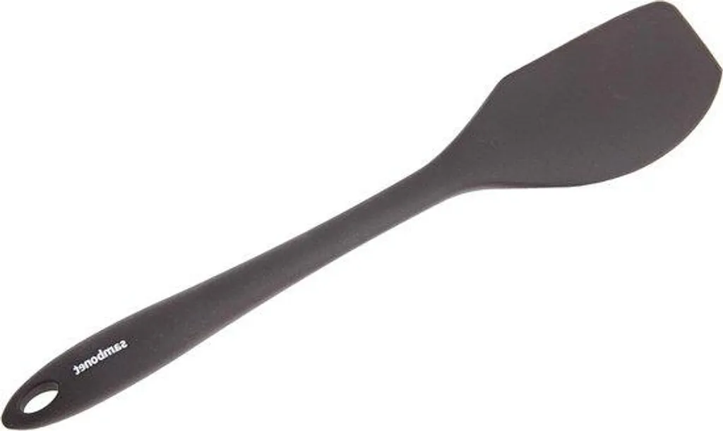 Spatule silicone 29 cm grise flexible et robuste pour poêles anti-adhésives
