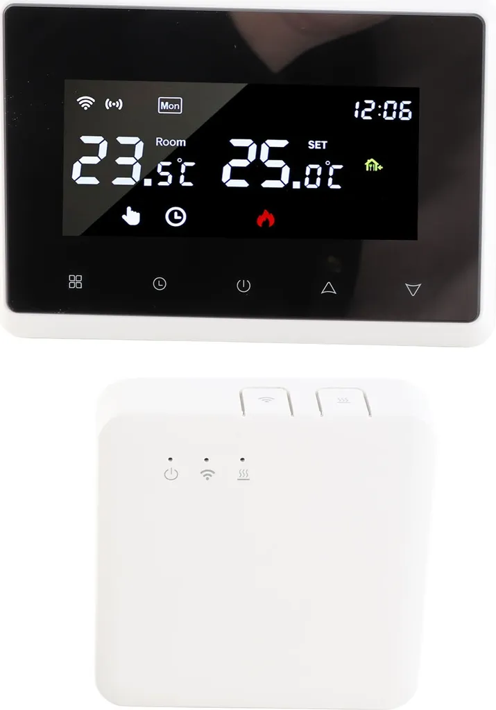 Thermostat connecté WiFi avec télécommande pour chauffage et chaudière