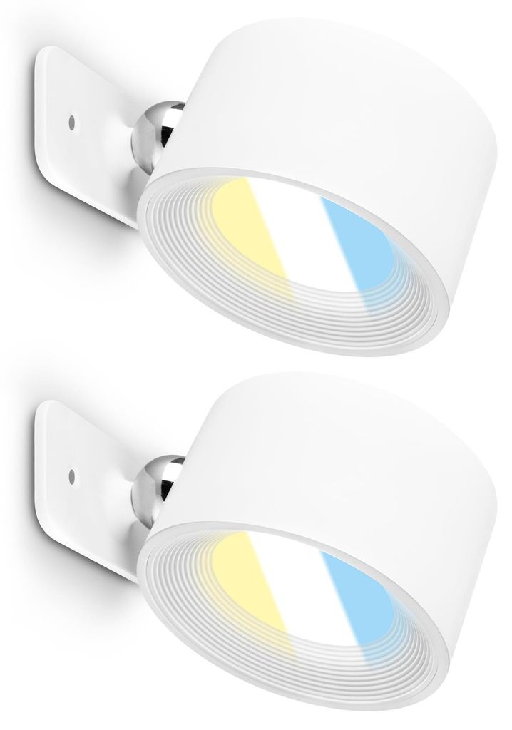 BRILONER - Set van 2 wandlampen zonder stroomaansluiting, Productafbeelding 