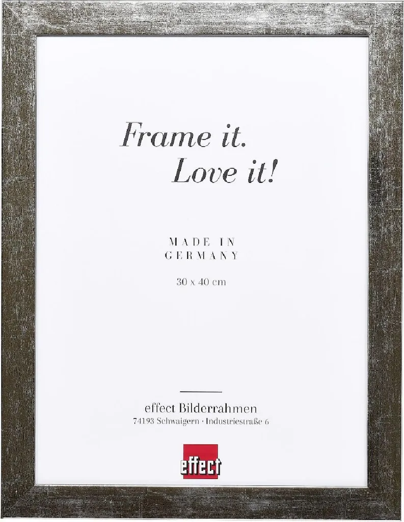 Cornice per Certificati A4 Argento Lucido 21x29,7 | Serie 2312