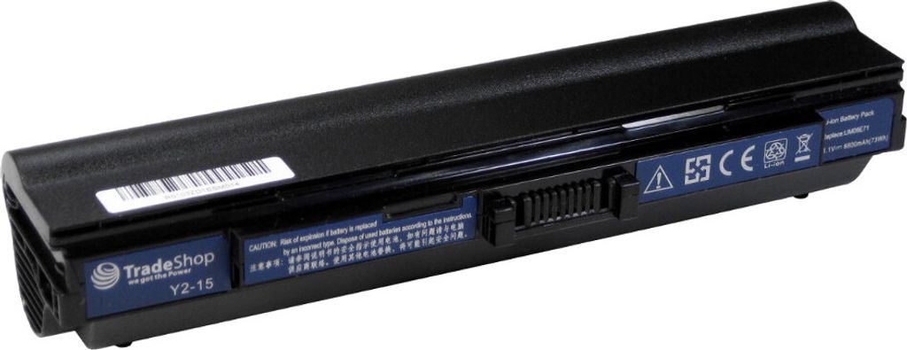 Trade-Shop Laptop Li-Ion Akku 10,8V/11,1V 6600mAh ersetzt Acer UM09E36 UM09E78 UM09E31 UM09E32