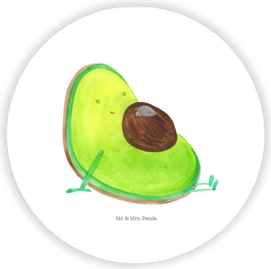 Mr. & Mrs. Panda rundmagnet Avocado Schwangerschaft - Weiß - Geschenk, Baby, zettelhalter magnet, pinnwand, Notizhalter, Kühlschrankmagnet, Wunde...