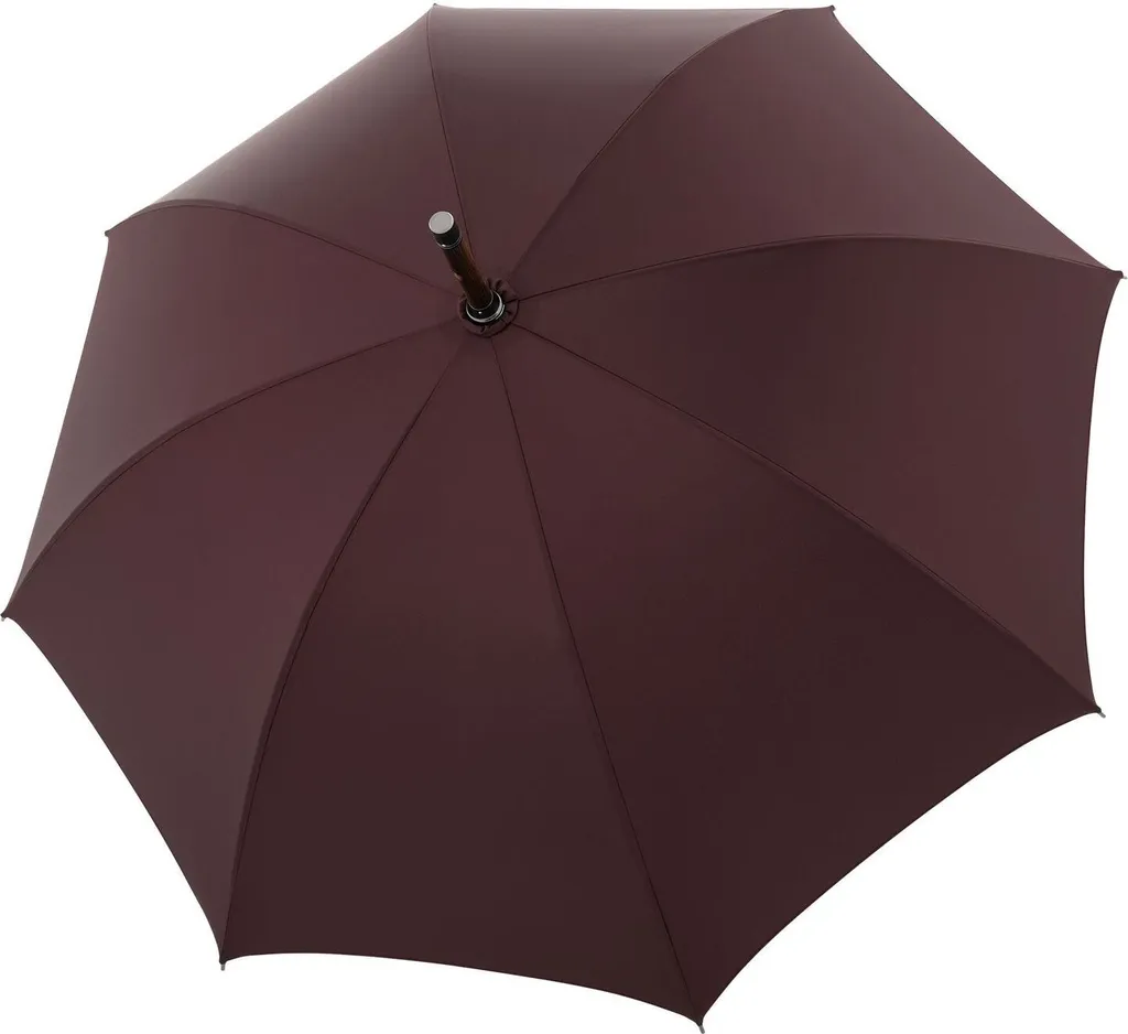 Grand parapluie Kastanie Doppler Manufaktur en tissu Oxford Wine Red