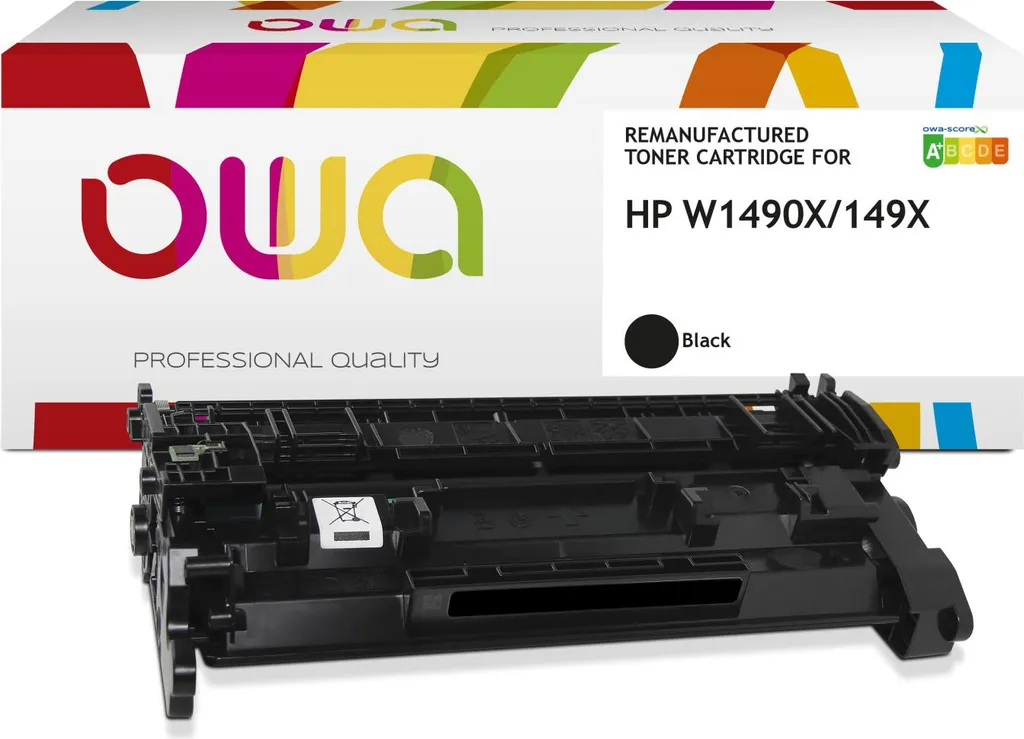 Toner Noir Armor OWA K16505OW pour éliminer les traces d'impression