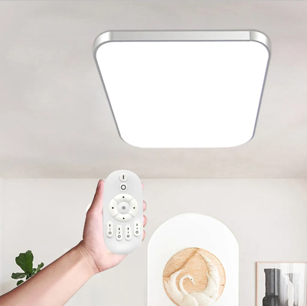 Plafonnier LED 72W à Intensité Variable avec Panneau Acrylique Haute Qualité