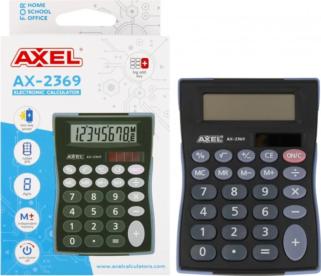 Axel AX-2369: La Calcolatrice Definitiva per Conti Rapidi e Sicuri
