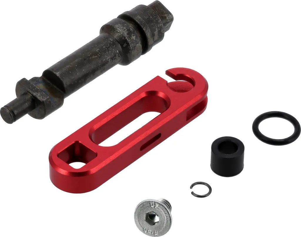 Levier de commande d'embrayage Simson S51 rouge en aluminium CNC