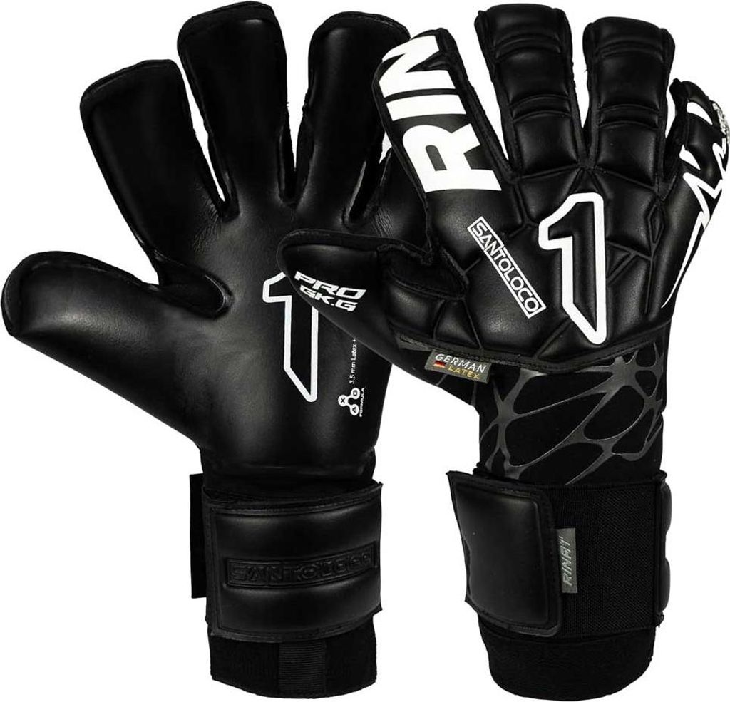 Rinat Santoloco Pro Torwarthandschuhe Schwarz 11 Schwarz 11
