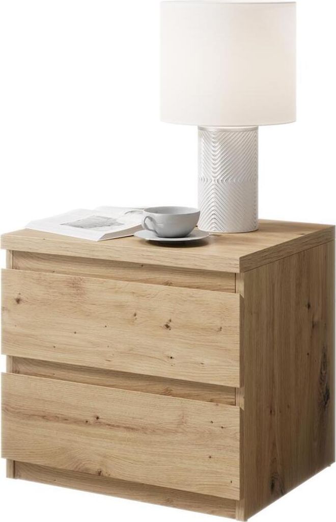 Nachtkommode >Olli< in Artisan Eiche Nachbildung - Produktbild 