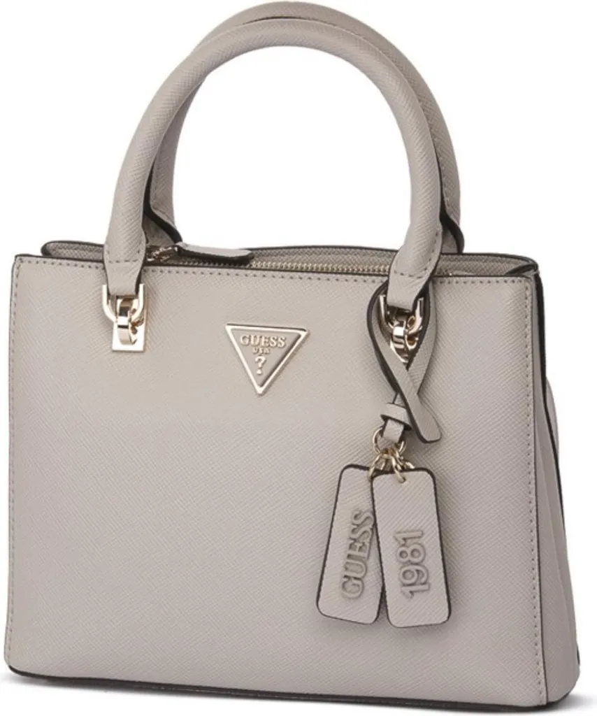 Guess Noelle II Sml Beige: Tracolla Donna Elegante Saffiano Style