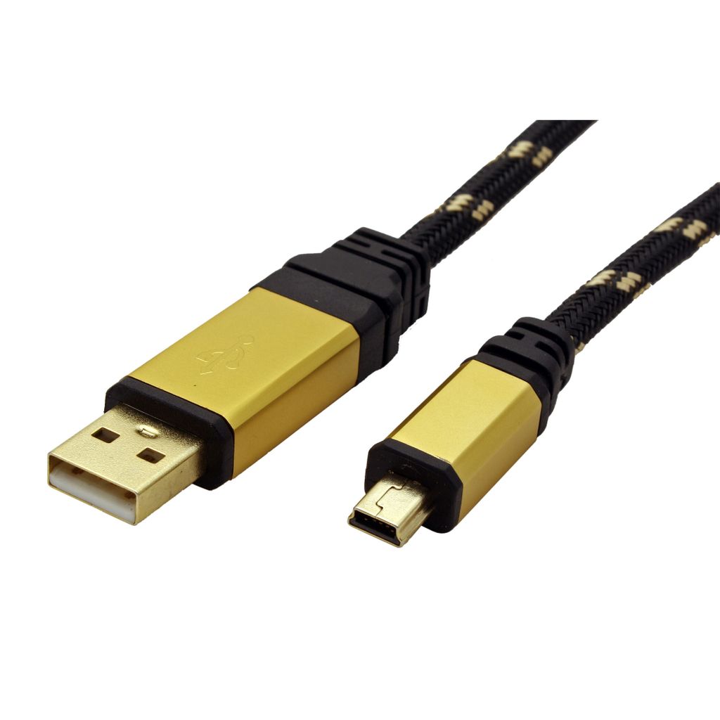 ROLINE 11.02.8822, 1,8 m, USB A, Mini-USB B, USB 2.0, Obrázek produktu 