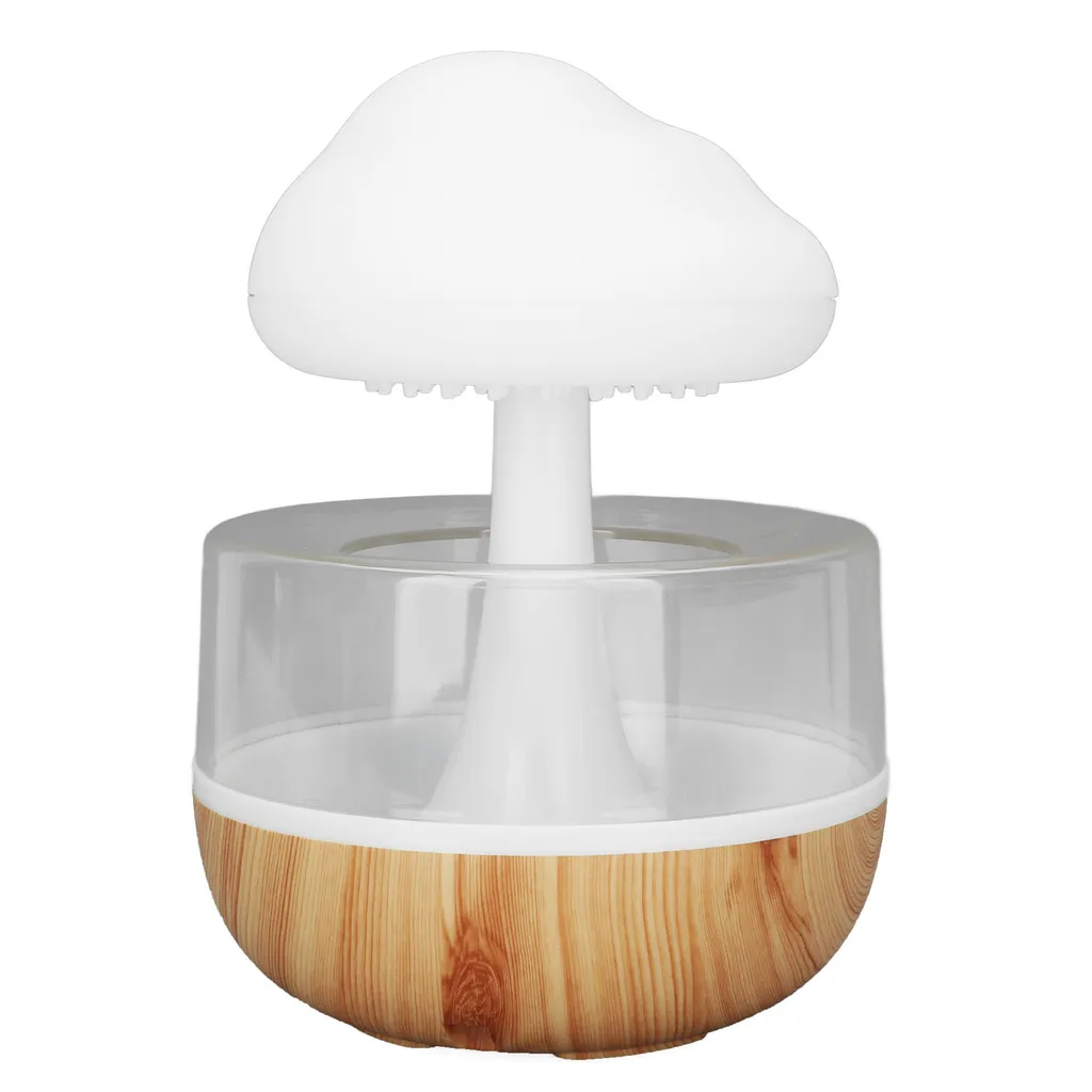 Diffuseur Eau Goutte à Goutte Nuage et Mini Humidificateur Design LED