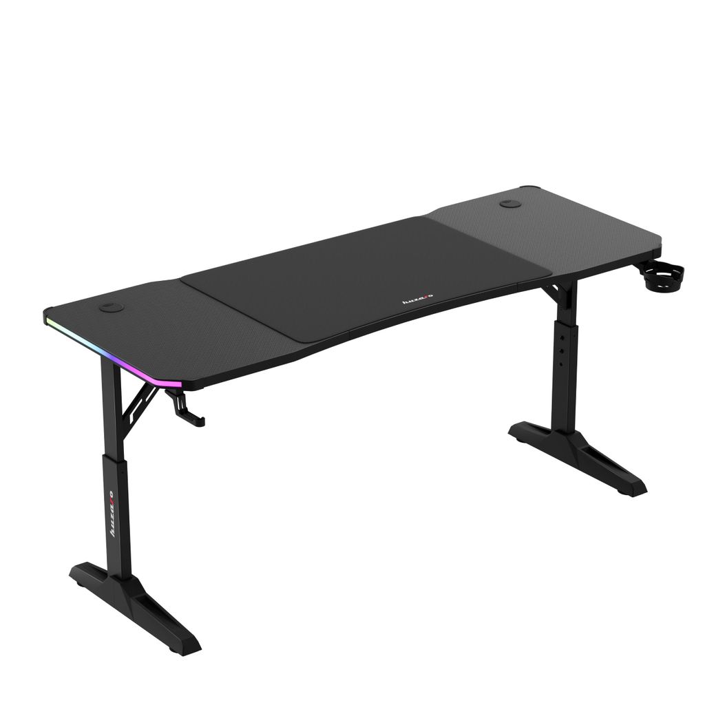 Huzaro Hero 4.6 RGB Black Gaming Desk Immagine del prodotto 