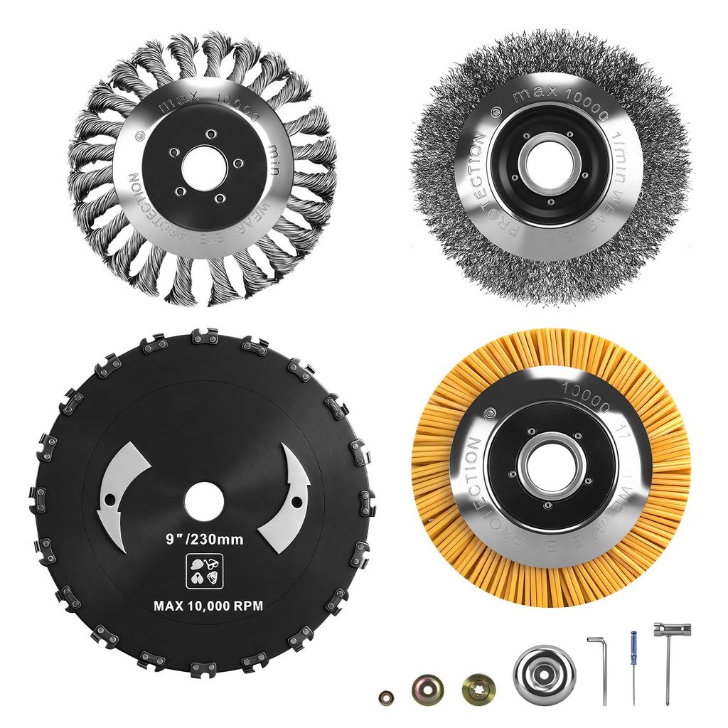 Rasentrimmer Zubehör -⌀150mm Unkrautbürste, ⌀230mm Produktbild 