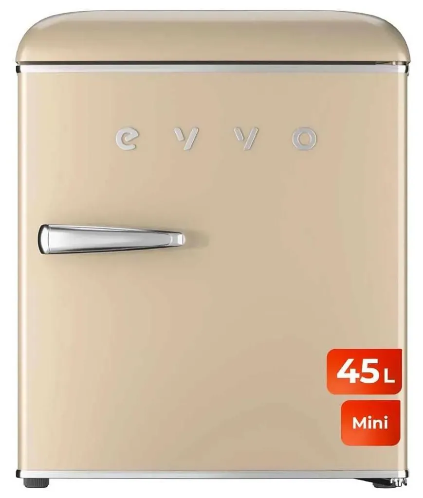 Mini Réfrigérateur Doré Retro Golden Cecotec Silencieux et Design 220V