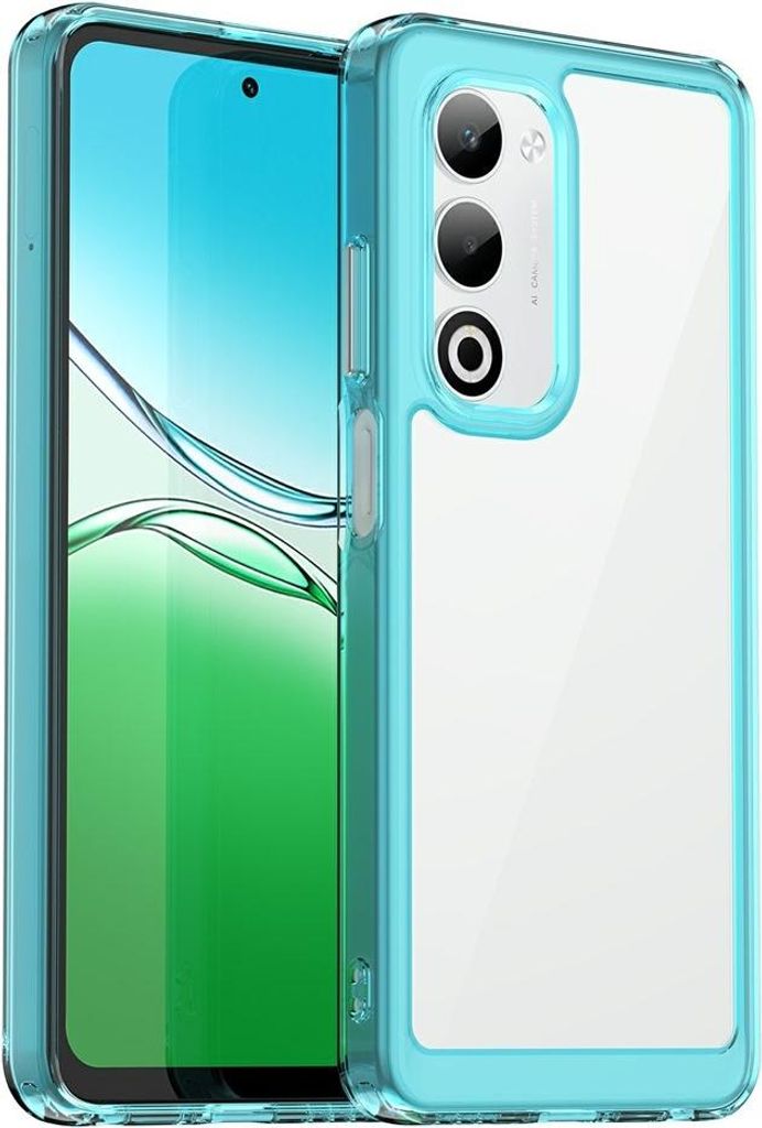 OPPO A5 5G Hülle - Coverup Transparent ShockProof TPU Back Cover - Blau