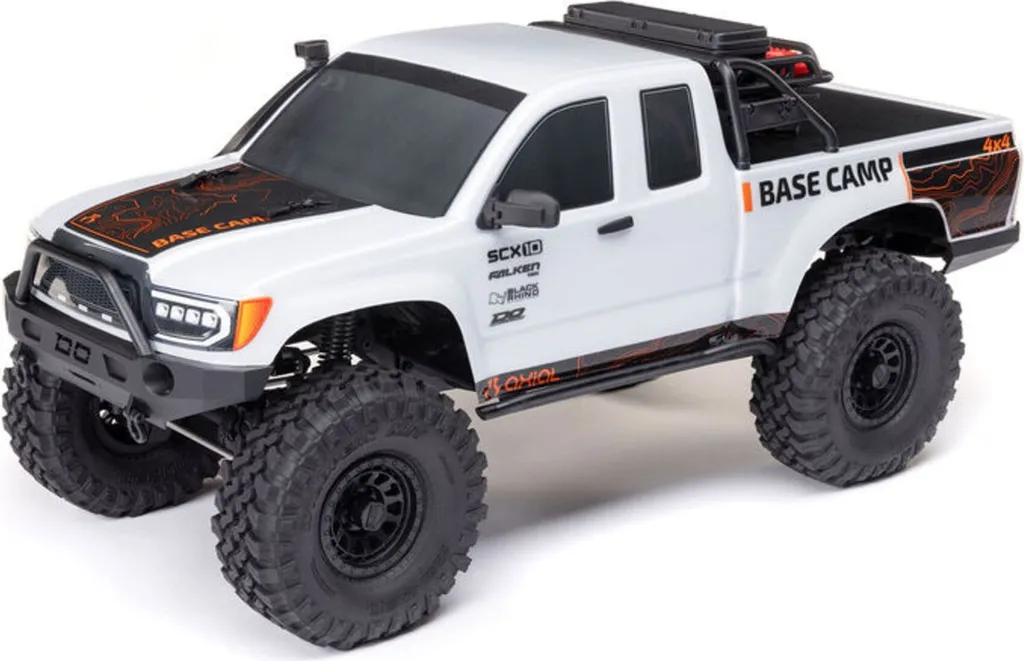 Crawler Axial SCX10 III 1:10 Blanc : Franchissez tous les obstacles