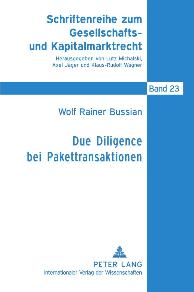 Due Diligence bei Pakettransaktionen