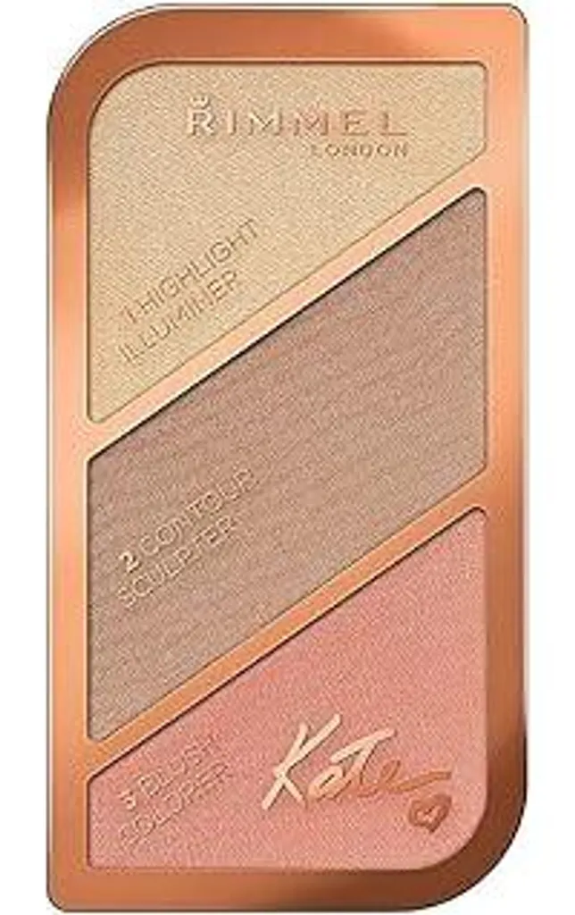 Rimmel London Kate Moss Face Palette 002 - Trio Contouring & Blush