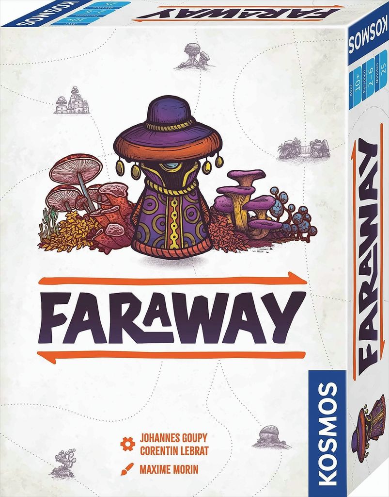 KOSMOS Faraway, Kartenspiel, Strategiespiel, Produktbild 