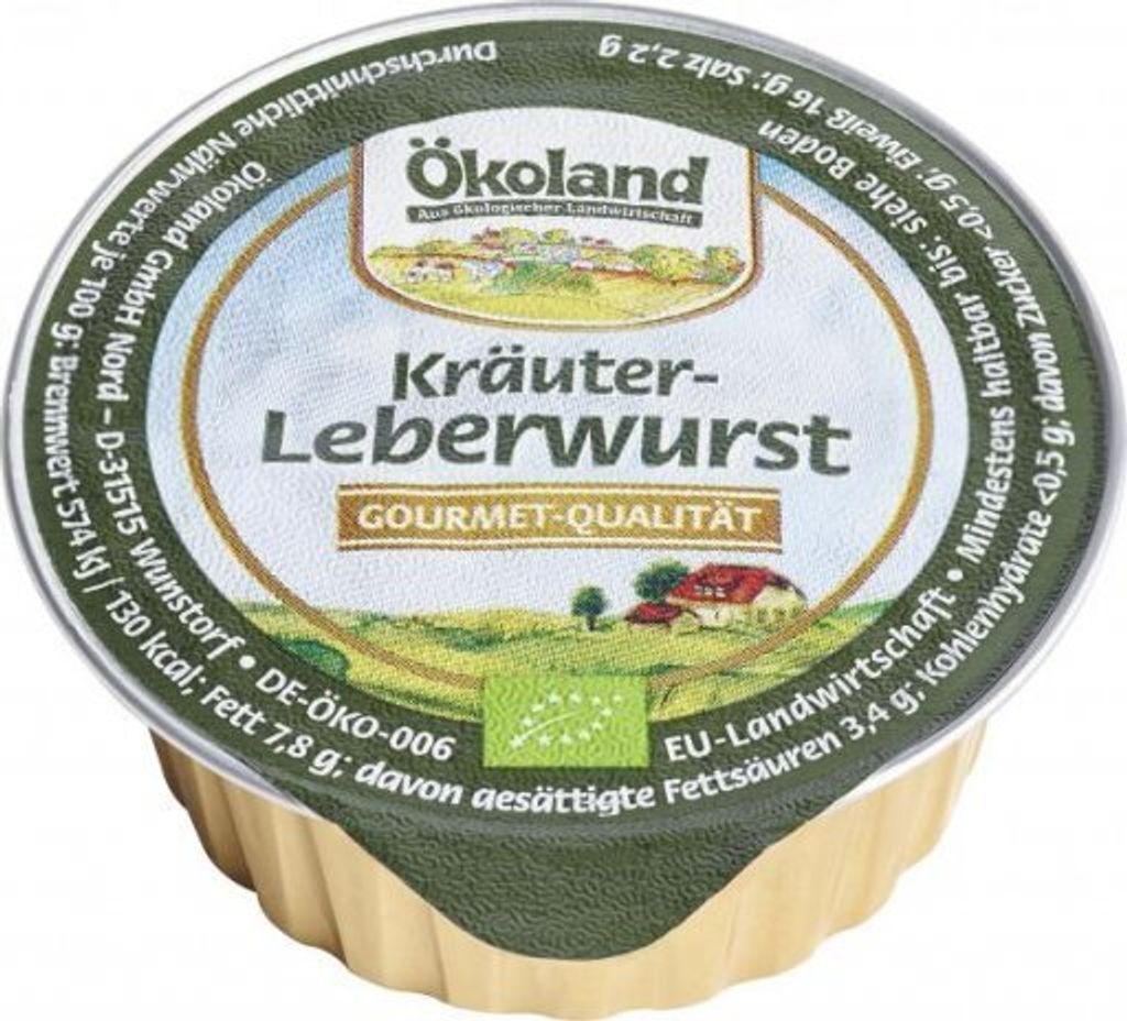 Kräuterleberwurst - Dose 50g Immagine del prodotto 