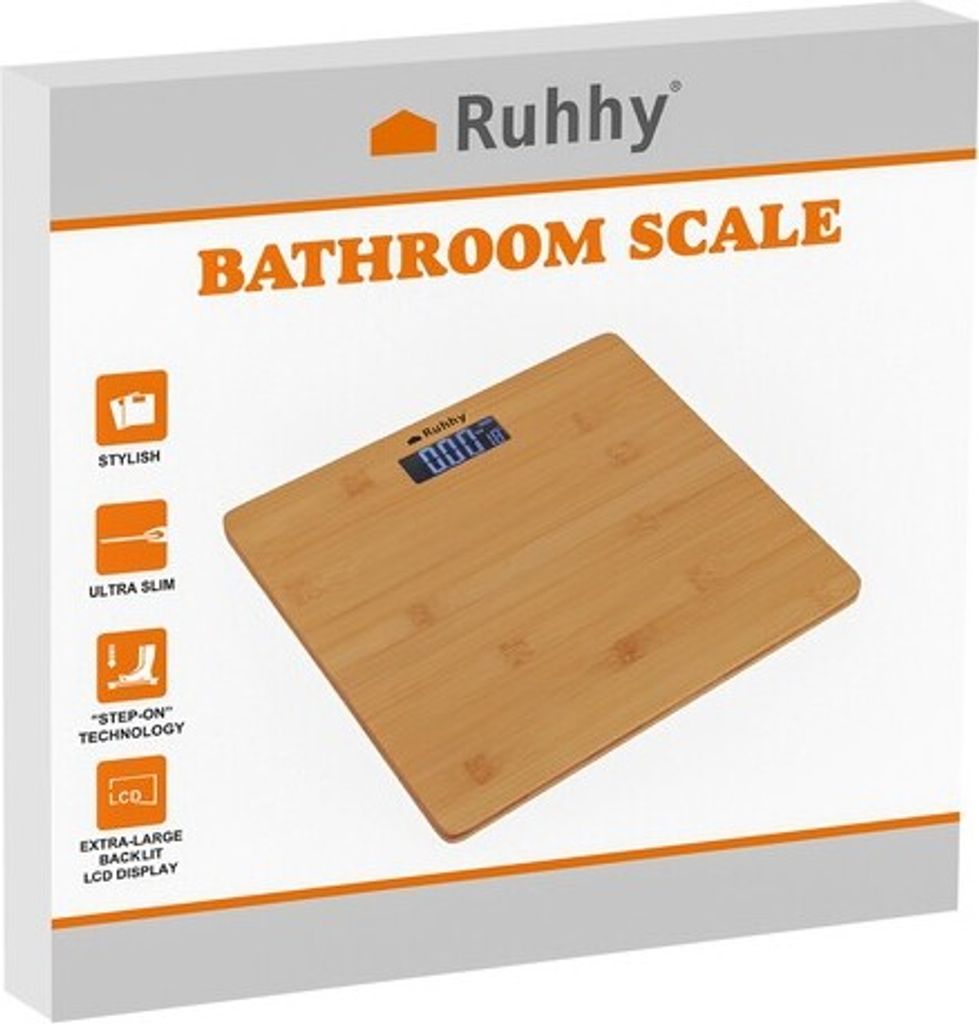LCD-Badewaage - Holz Ruhhy 22522 Produktbild 11
