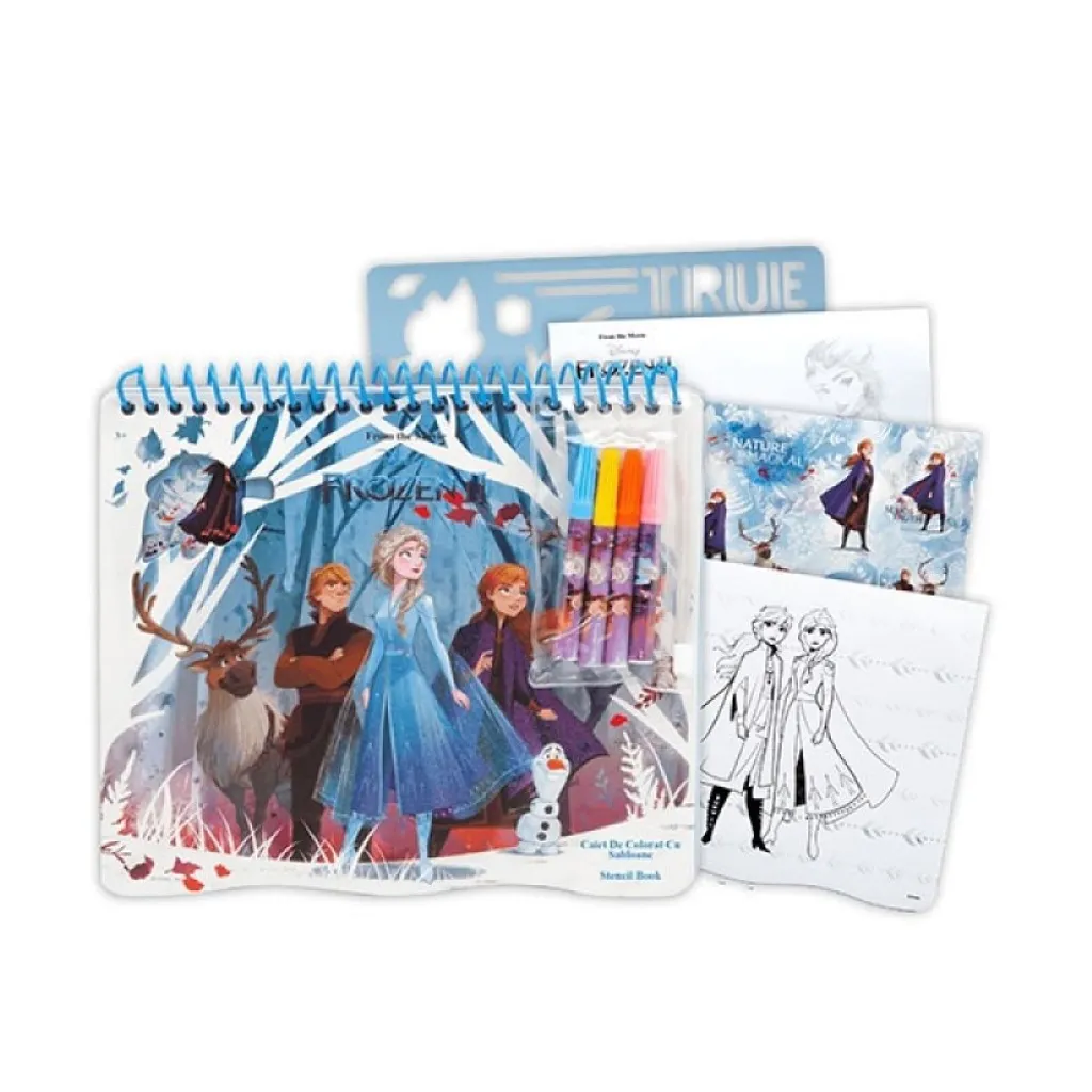 Occuper son enfant sans écran : carnet de croquis Reine des Neiges complet