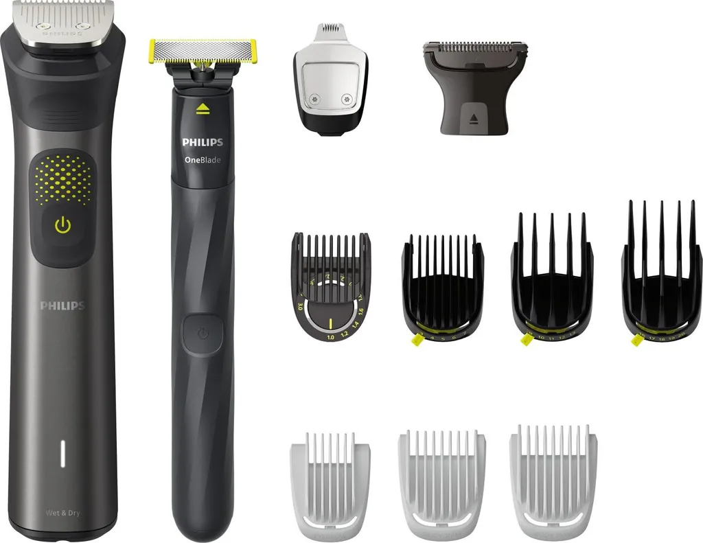 Tondeuse Barbe et Corps Philips MG9540/15 Pack Complet Soin Homme Gris