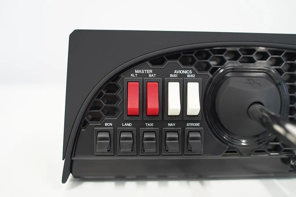 Joug de simulation Honeycomb Alpha Flight Controls avec panneau switch - 13
