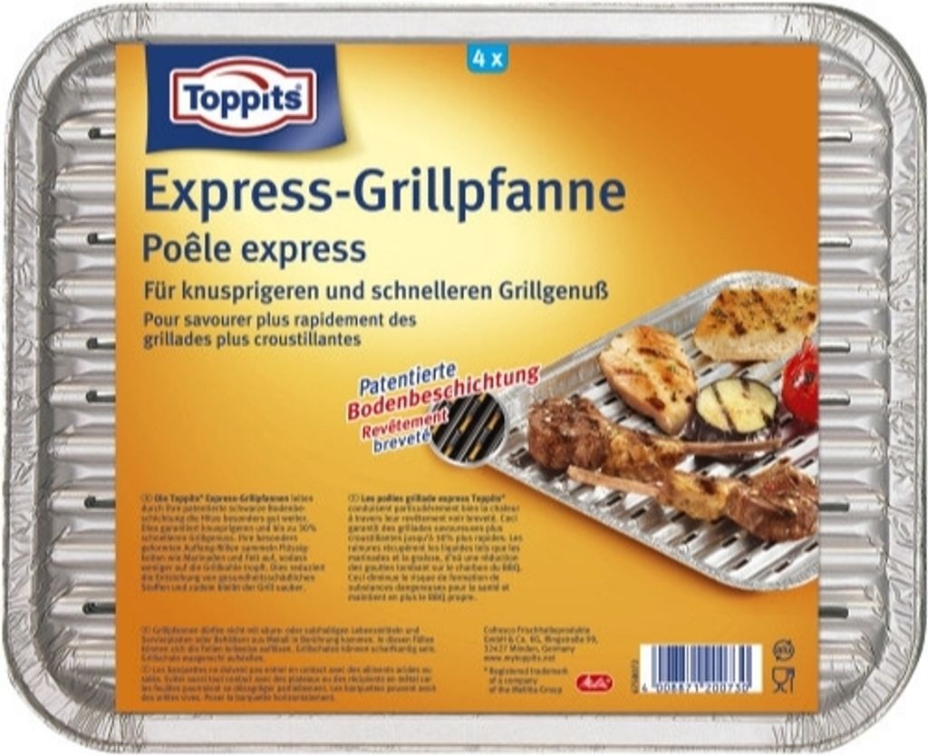 Toppits Express Grillpfanne 28 cm breit mit Produktbild 