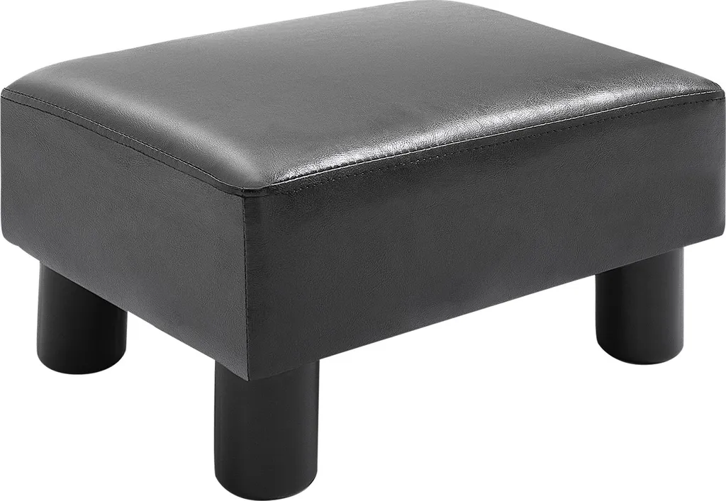 Fortuna Lai Panca Chesterfield Nera 40x30x24 cm | Eleganza in Ecopelle