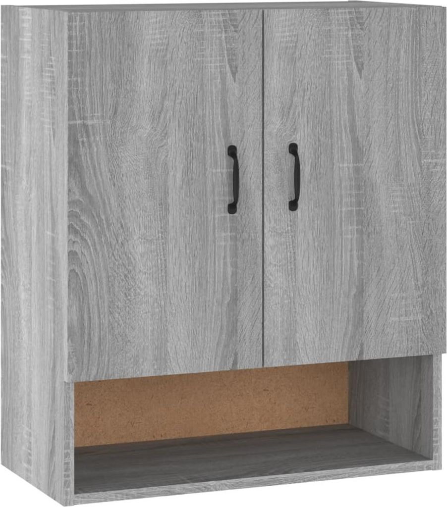 vidaXL Wandschrank Grau Sonoma 60x31x70 cm Holzwerkstoff Produktbild 