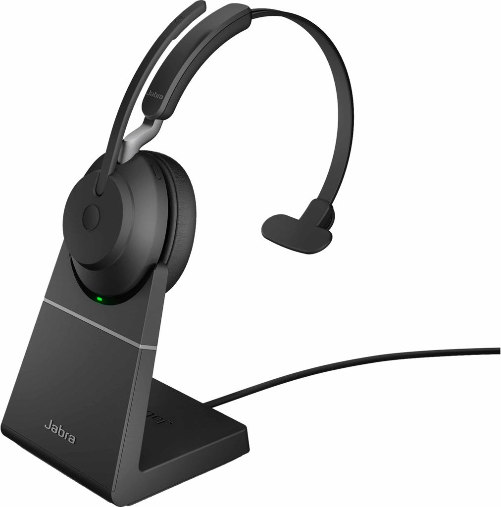 JABRA Evolve2 65 monaural MS USB-A Bluetooth LS black Produktbild