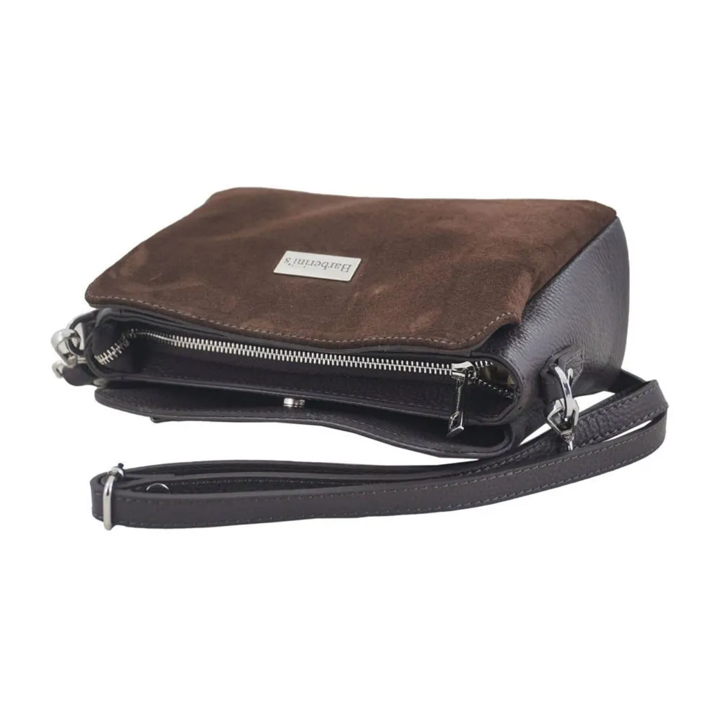 Sac en cuir véritable Barberini's 93111 avec finitions main - 5