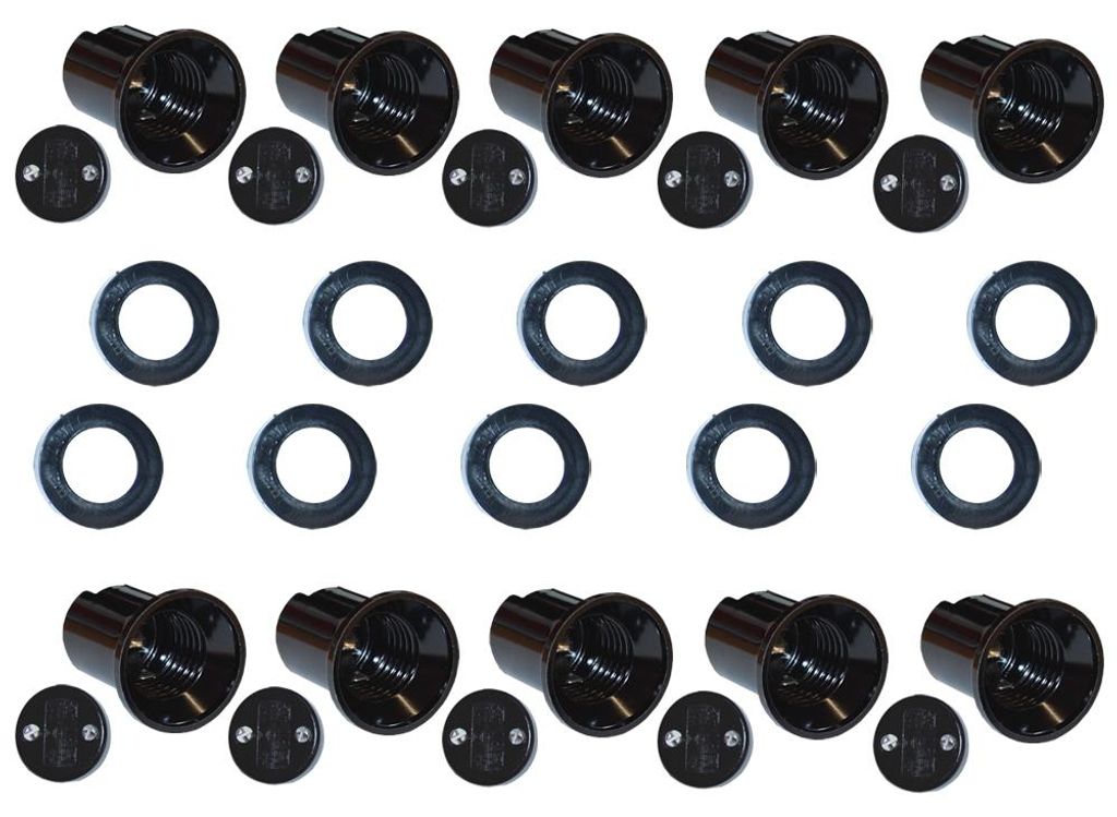 10 bombillas de tipo E27 + difusor plano para guirnalda de Imagen del producto 