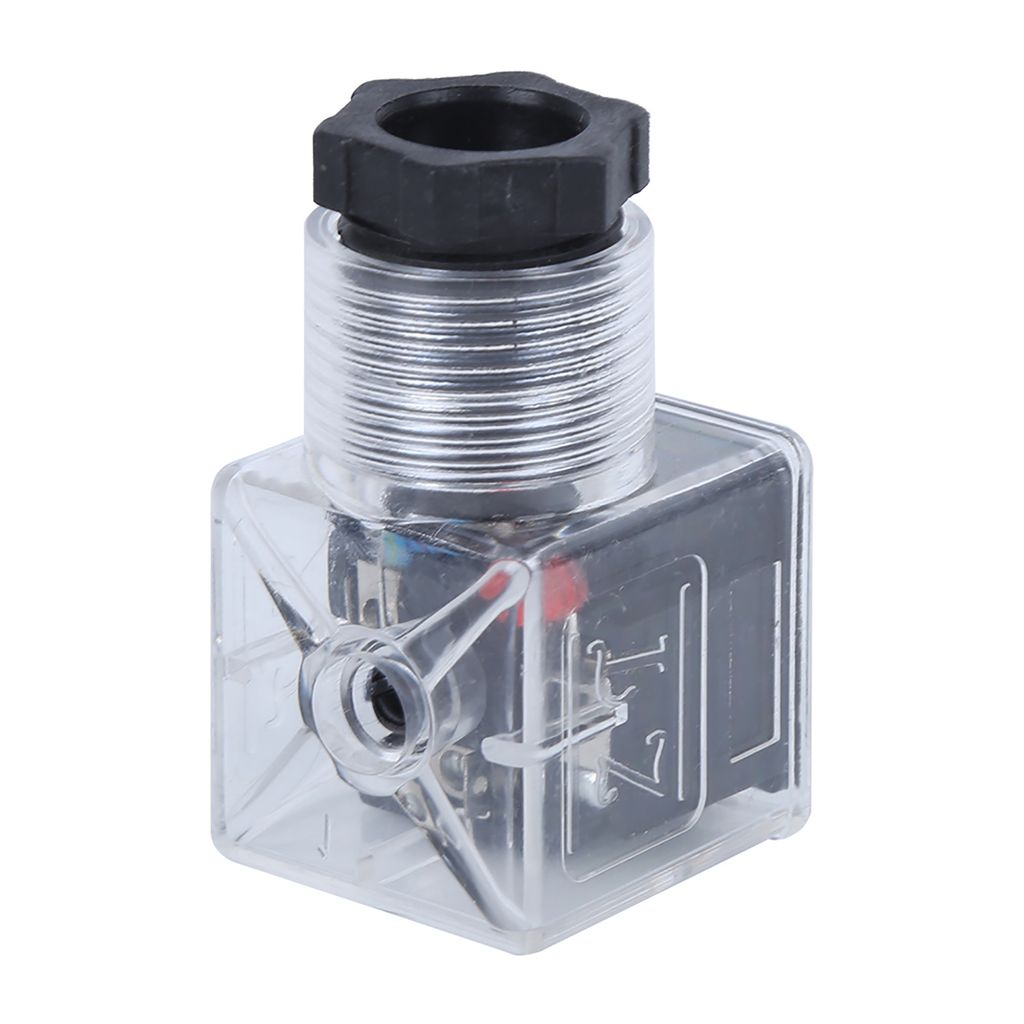 5 Stück Magnetspulenstecker Hydraulikventil Transparente Spannung Universalzubehör DC24