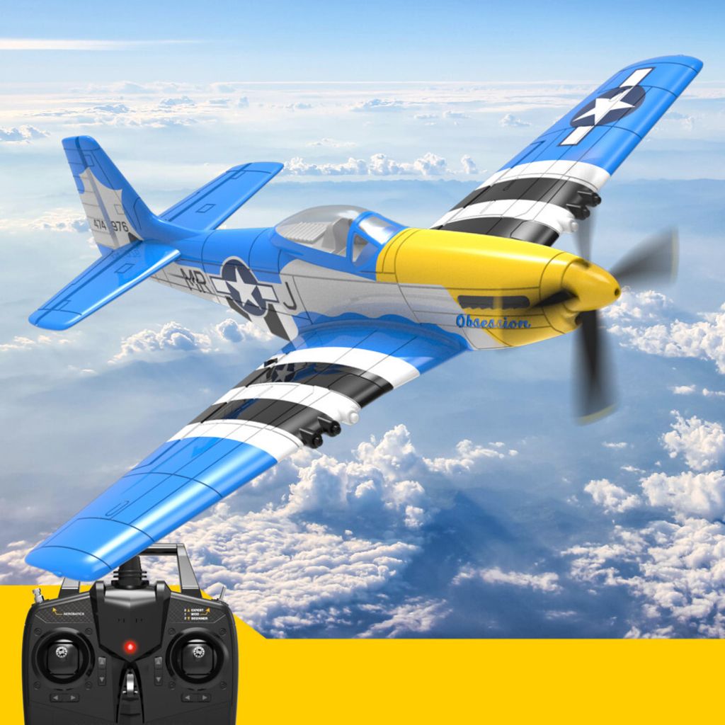 VolantexRC Mini Spielzeugflugzeug P-51D V2 EPP 400mm Produktbild 