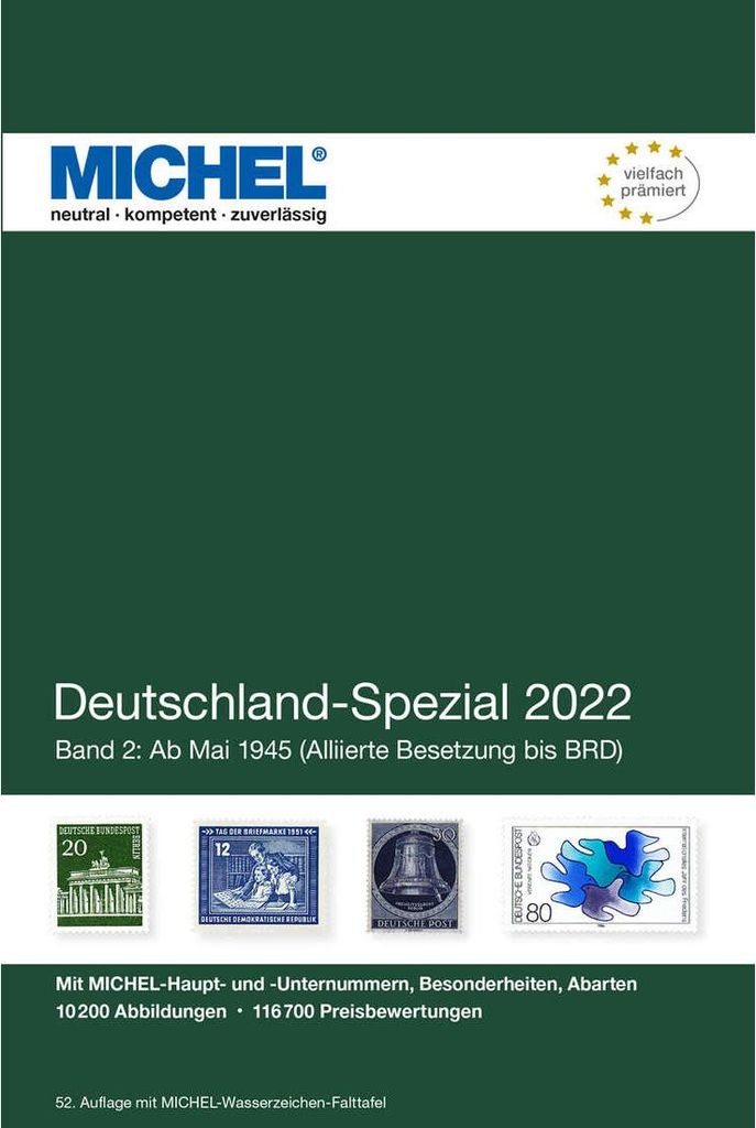 MICHEL Katalog Deutschland-Spezial Band 2 - 2022 in Farbe