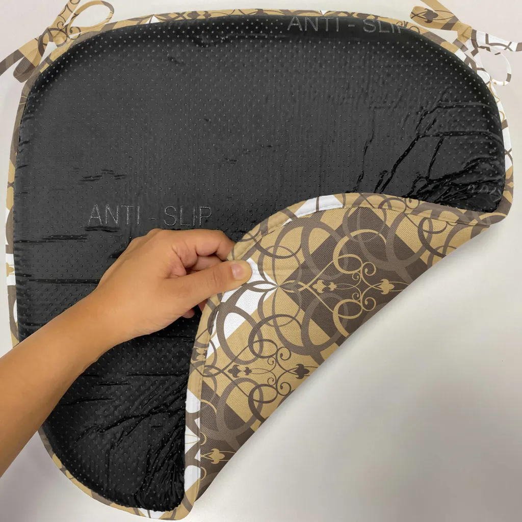 Coussin décoratif imperméable avec sangle pour chaises de cuisine - 2