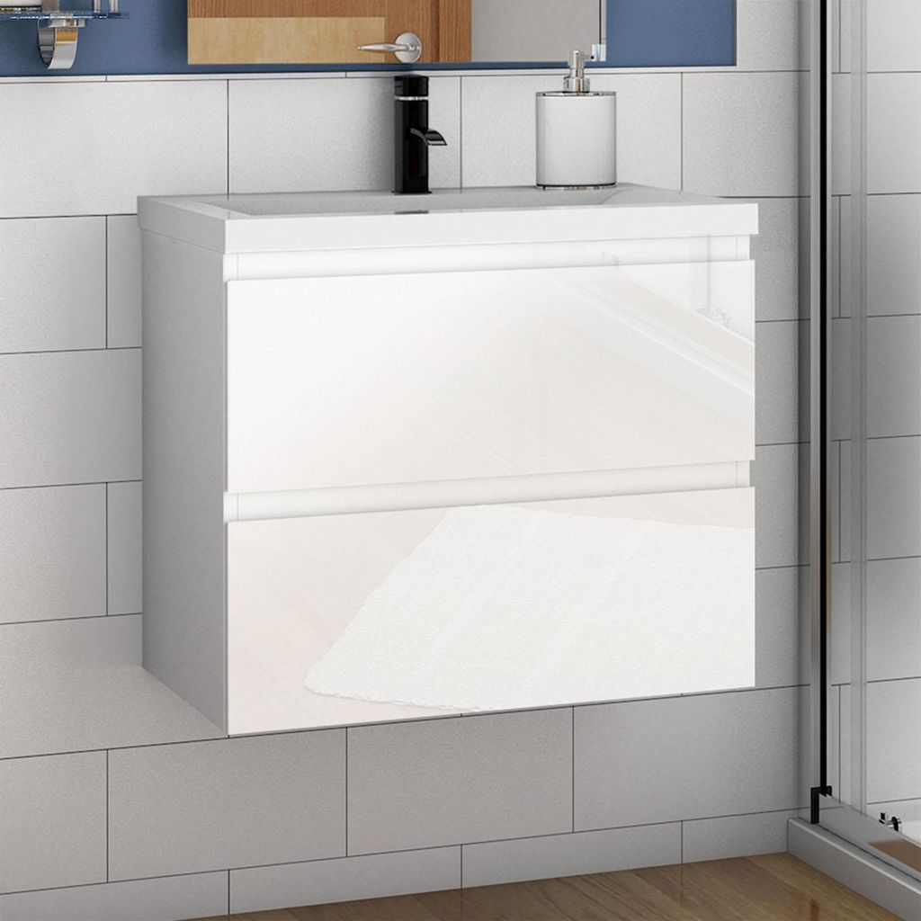 Waschtisch mit Unterschrank 60cm Alast Badmöbel Set Produktbild 