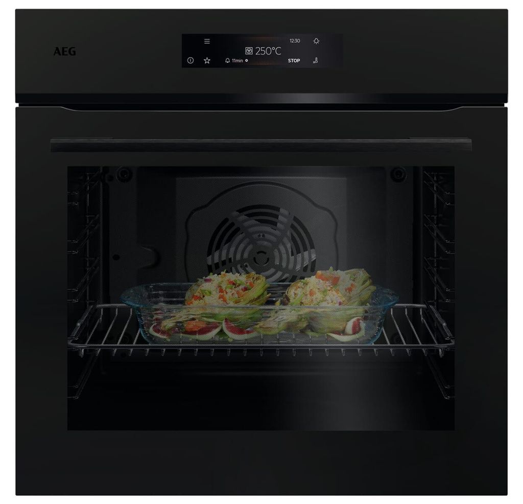 AEG NBU7P60KT Pyrolyse Backofen Matt Black Produktbild 