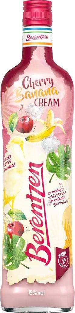 Berentzen Cherry Banana Cream Likör 15% Vol. 0,7l Image du produit 