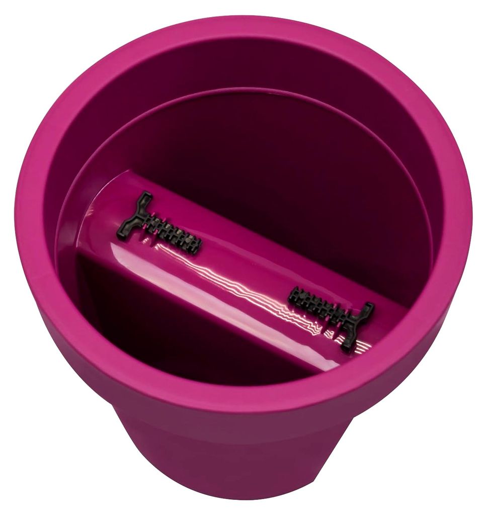 Balkonkiste Blumenkasten Geländerkasten Balkonkasten Geländertopf L 250 mm fuchsia Lofly
