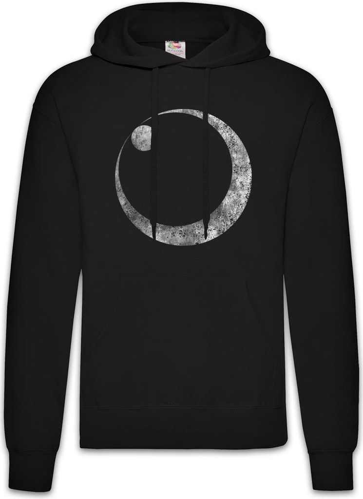 Urban Backwoods Chiba Clan Mon, Herren Hoodie, Farbe: Schwarz, Größe: L