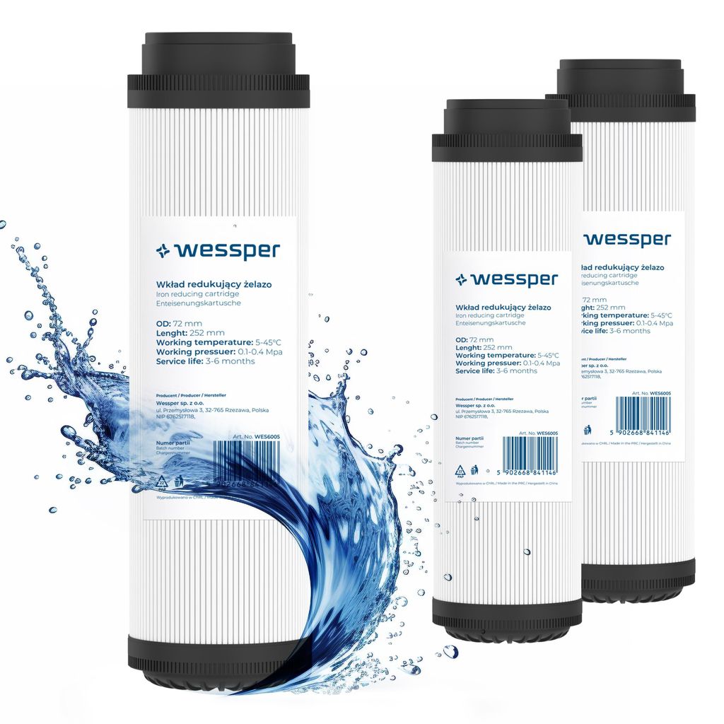 Wessper 3er Set 10-Zoll Wasserfilterkartuschen – Produktbild 
