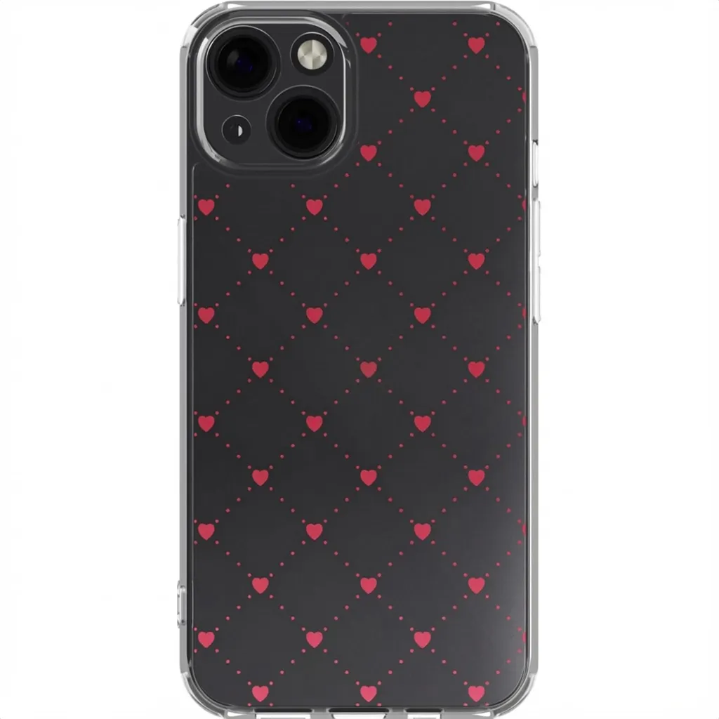 iMoshion Crush Check Case iPhone 13 - Cover Anti-Shock Trasparente Design