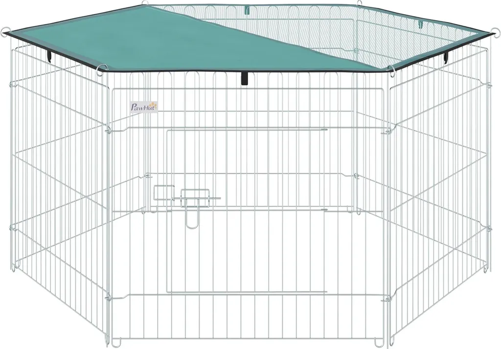 Enclos extérieur pour chien pliable et résistant aux intempéries