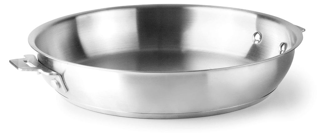 56732 – Kombi-Topf, Edelstahl 18/10, Innendesign, Sandwichboden für optimale Wärmeverteilung, 4 Liter, stapelbar, induktionsgeeignet, ofenfest,...